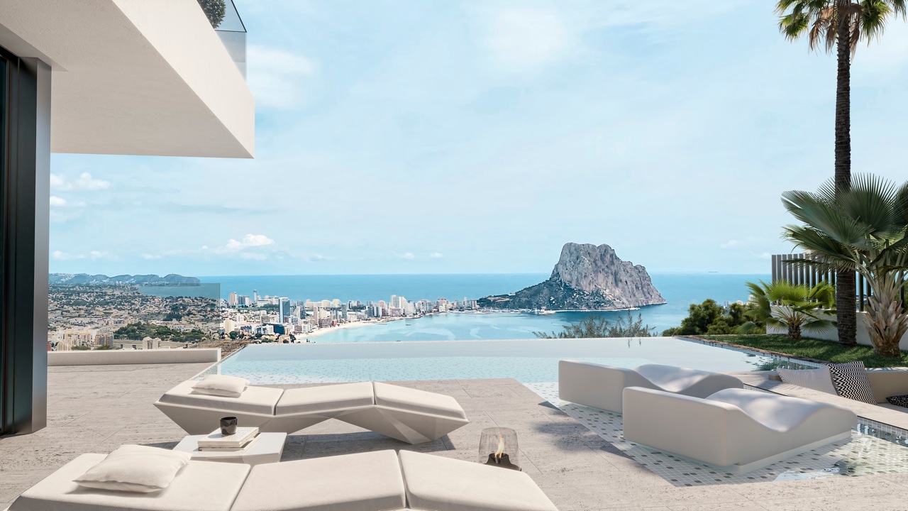 Luxury villa with views in Calpe